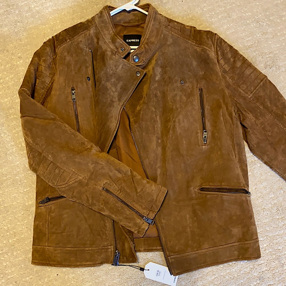 A mens L Suede jacket from express